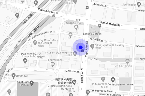 Map-TelAviv-ChineseSimplified